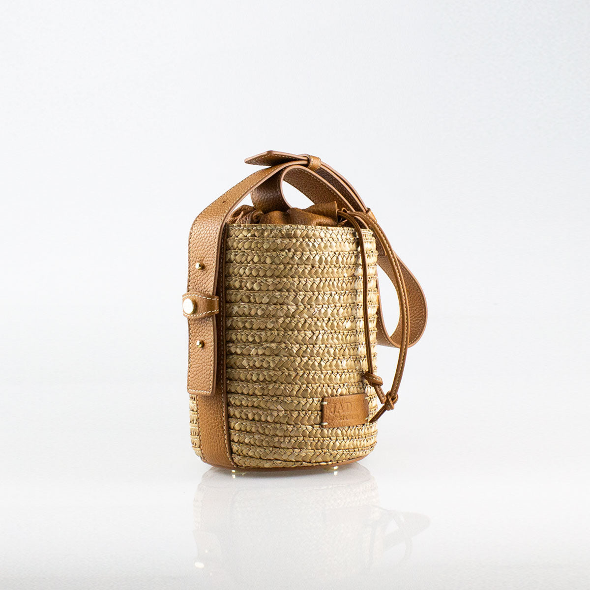 GIULIA bag - raffia small Lion